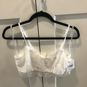 Misguided zip bralette